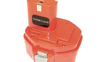 Аккумулятор для шуруповерта Makita 1433 1051D 3.0Ah 14.4V красный Ni-Mh
