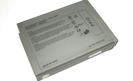 Аккумуляторная батарея для ноутбука Dell J2328 Inspiron 1150 14.8V Grey 5200mAh OEM Аккумуляторная батарея для ноутбука Dell J2328 Inspiron 1150 14.8V Grey 5200mAh OEM