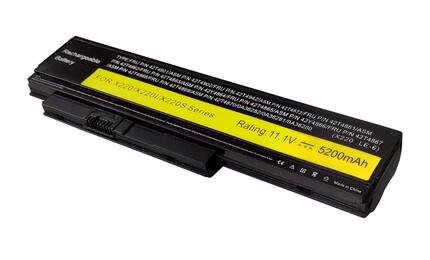 Аккумуляторная батарея для ноутбука Lenovo 42T4879 ThinkPad X220 Tablet 11.1V Black 5200mAh OEM - фото 2