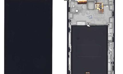 Матрица с тачскрином (модуль) для LG L90 D410 с рамкой черный