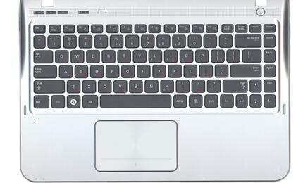 Клавиатура для ноутбука Samsung (SF310) Black, (Silver TopCase), RU - фото 2