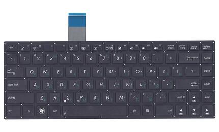 Клавиатура для ноутбука Asus (K46, K46C) Black, (No Frame) RU - фото 2