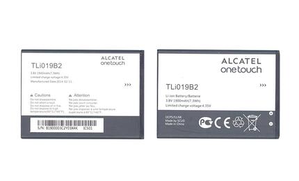 Аккумуляторная батарея для смартфона Alcatel TLi019b2 One Touch Pop D7 3.7V Black 1900mAh 7.3Wh