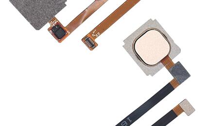 Шлейф со сканером отпечатка пальца для Xiaomi Mi 5S Plus золотой