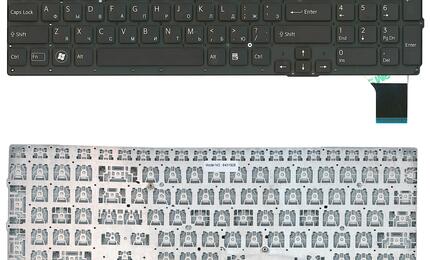Клавиатура для ноутбука Sony Vaio (VPC-SE) Black, (No Frame), RU