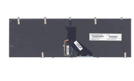 Клавиатура для ноутбука DNS Clevo (0170720, 0123975, 0170728, 0164801, 0164802, Clevo W350 W370 W650 W655 W670 W370 W350et W370et) с подсветкой (Light), Black, (Black Frame), RU Горизонтальный ентер - фото 3