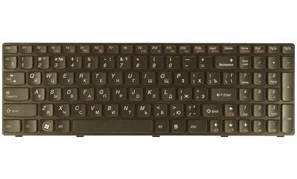 Клавиатура для ноутбука Lenovo IdeaPad (Y570) Black, (Black Frame), RU - фото 2