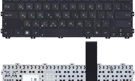 Клавиатура для ноутбука Asus VivoBook (X301) Black, (No Frame), RU
