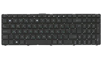 Клавиатура для ноутбука Asus (U52, U53, U56) Black, (No Frame) RU (вертикальный энтер) - фото 2