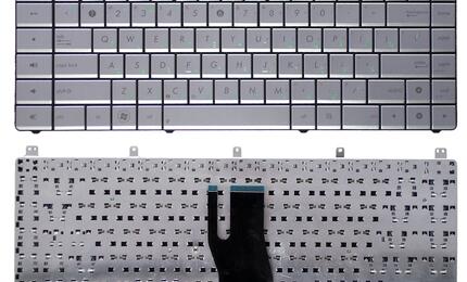 Клавиатура для ноутбука Asus (N45, N45S, N45SF) Silver, RU