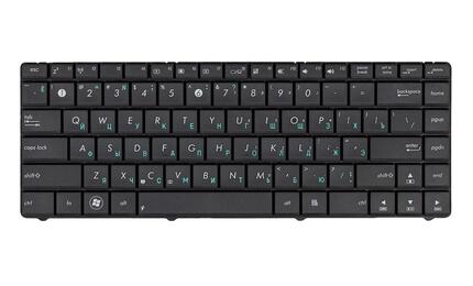 Клавиатура для ноутбука Asus (N43, N43J, N43JF, N43JM, N43JQ) Black, RU - фото 2