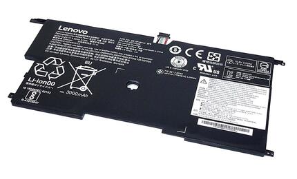 Аккумуляторная батарея для ноутбука Lenovo 00HW002 Thinkpad X1 Carbon 20BS 15.2V Black 3000mAh
