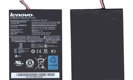 Аккумуляторная батарея для планшета Lenovo L12T1P31 Ideapad A2107 3.7V Black 3700mAh 13.7Wh