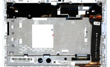 Матрица с тачскрином (модуль) для ноутбука Asus MeMO Pad 10 (ME102A) черный с рамкой, Сняты с планшетов