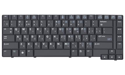 Клавиатура для ноутбука HP Compaq 8510P, 8510W Black, RU - фото 2