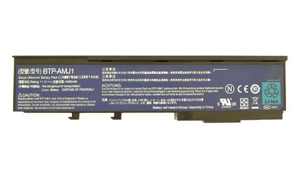 Аккумуляторная батарея для ноутбука Acer BTP-ANJ1 Aspire 2420 11.1V Black 4400mAh Orig Аккумуляторная батарея для ноутбука Acer BTP-ANJ1 Aspire 2420 11.1V Black 4400mAh Orig