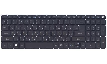 Клавиатура Acer Aspire (E5-573) с подсветкой (Light) Black, (No Frame) RU - фото 2