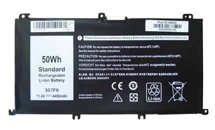 Аккумуляторная батарея для ноутбука Dell 357F9 Inspiron 15 7000 11.4V Black 5200mAh OEM Аккумуляторная батарея для ноутбука Dell 357F9 Inspiron 15 7000 11.4V Black 5200mAh OEM