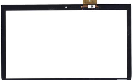 Тачскрин (Сенсорное стекло) для ноутбука Toshiba C50T, C55T, C55DT черный - фото 2