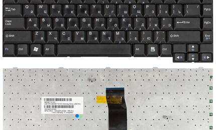 Клавиатура для ноутбука LG (LM50) Black, RU