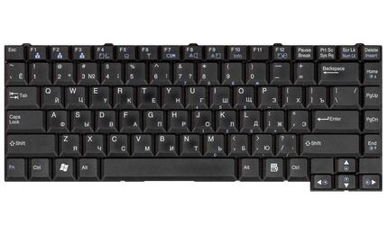 Клавиатура для ноутбука LG (LM50) Black, RU - фото 2