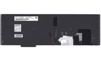 Клавиатура для ноутбука Lenovo Thinkpad (S5) с указателем (Point Stick), с подсветкой (Light), Black, (Black Frame), RU - фото 3