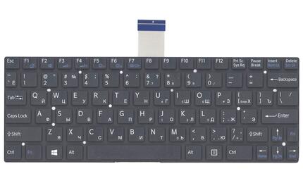 Клавиатура для ноутбука Sony Vaio (SVT11) Black, (No Frame) RU - фото 2