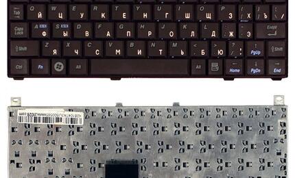 Клавиатура Toshiba Mini (NB100, NB100-10Y, NB100-11B, NB105) Black, RU
