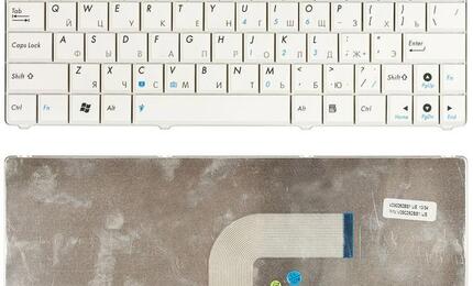 Клавиатура для ноутбука Asus N10, N10A, N10C, N10E, N10J, N10JC White, RU