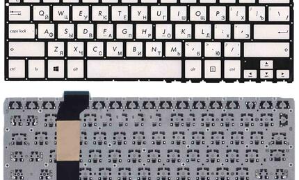 Клавиатура для ноутбука Asus (UX360CA) Silver, (No Frame) RU