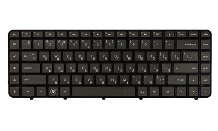 Клавиатура для ноутбука HP Pavilion DV6-3000, DV6-3100, DV6-3200, DV6-3300, DV6-4000, DV6T-3000, DV6T-3100, DV6T-3200, DV6T-4000, DV6Z-3000, DV6Z-3100 Black, RU - фото 2