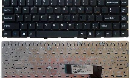 Клавиатура для ноутбук Sony Vaio (VGN-NW) Black, (No Frame) RU