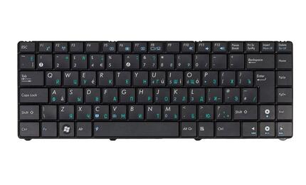Клавиатура для ноутбука Asus (N20, N20A, N20H) Black, RU - фото 2