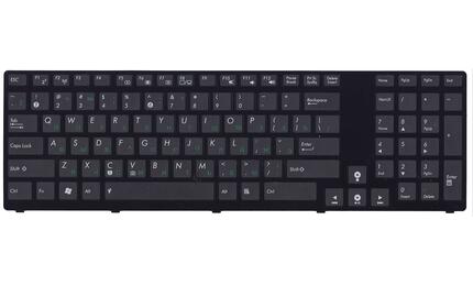 Клавиатура для ноутбука Asus (K93) Black, (Black Frame) RU - фото 2