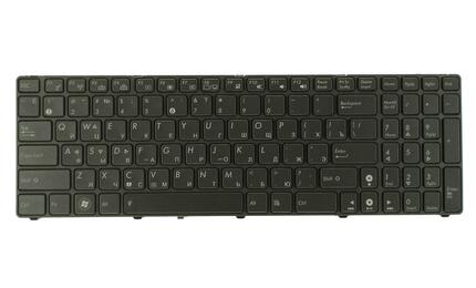 Клавиатура для ноутбука Asus K52, K53, G73, A52, G60 с подсветкой (Light), Black, (Black Frame) RU - фото 2