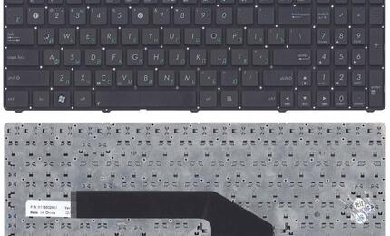 Клавиатура для ноутбука Asus (K50, K60, K70) Black, (No Frame) RU