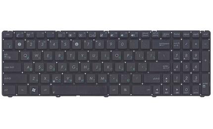 Клавиатура для ноутбука Asus (K50, K60, K70) Black, (No Frame) RU - фото 2