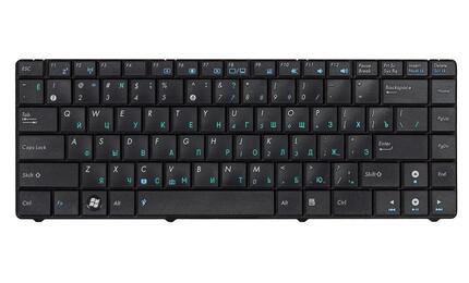 Клавиатура для ноутбука Asus (K40, K40AB, K40AC, K40AD, K40AF, K40AC) Black, RU - фото 3