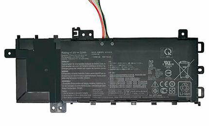 Аккумуляторная батарея для ноутбука Asus B21N1818 VivoBook X512UF 7.6V Black 4200mAh OEM тип 2