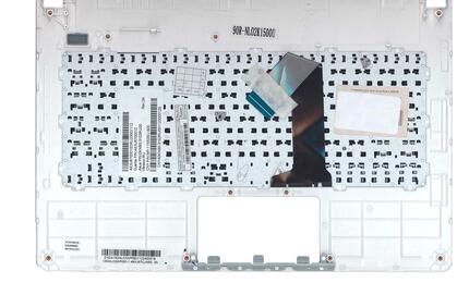 Клавиатура для ноутбука Asus (X301A) Black, (White TopCase), RU - фото 3