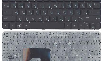 Клавиатура для ноутбука HP Compaq Mini (210-3000, 200-4000) Black, (No Frame), RU