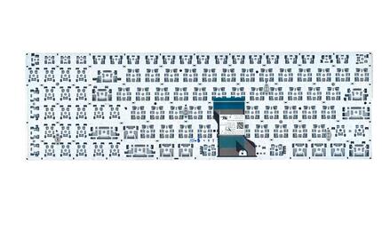 Клавиатура для ноутбука Asus (N501, N501J, N501JW, N501V, N501VW, G501, Q501, UX501, UX501JW, N541) с подсветкой (Light), Silver, (No Frame) RU - фото 3