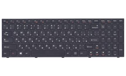 Клавиатура для ноутбука Lenovo IdeaPad (B5400, M5400) Black, (Black Frame), RU - фото 2