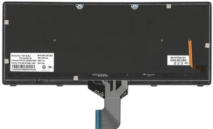 Клавиатура для ноутбука Lenovo IdeaPad (Z400) с подсветкой (Light), Black, (Gray Frame), RU - фото 3