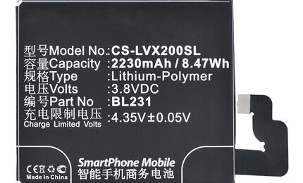 Аккумуляторная батарея для Lenovo CS-LVX200SL S90 3.8V Black 2230mAh 8.47Wh