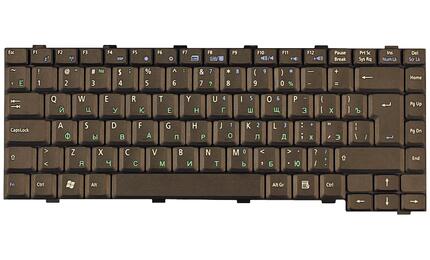 Клавиатура для ноутбука Asus (W2, W2000) Black, RU (вертикальный энтер) - фото 2