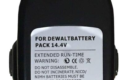 Аккумулятор для шуруповерт DeWalt DC9091 DC551KA 1.3Ah 14.4V черный Ni-Cd - фото 2