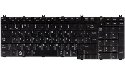 Клавиатура Toshiba Satellite (A500,A505,F501,L350,L355,L500,L505,L550,L555,P200,P205,P300,P500,P505,X200,X205) Qosmio (F50, F60, G50, X300, X305, X500, X505) Black, Glossy, RU - фото 2