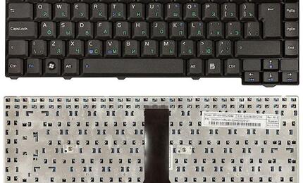 Клавиатура для ноутбука Asus F2 F3 Z53 24pin Black, RU