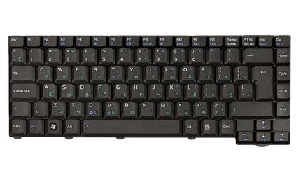 Клавиатура для ноутбука Asus F2 F3 Z53 24pin Black, RU - фото 3